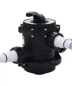 vidaXL Multiport Valve for Sand Filter ABS 1.5″ 6-way