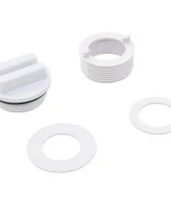 vidaXL 13 Piece Pool Grecian Fountain White