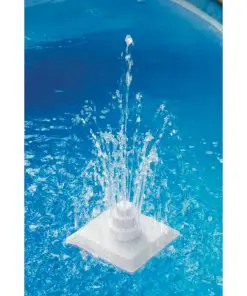 vidaXL 13 Piece Pool Grecian Fountain White