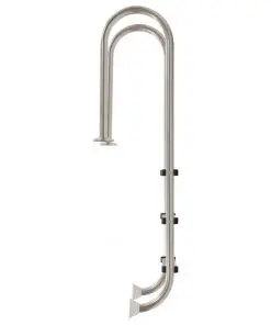 vidaXL Pool Ladder 3 Steps Stainless Steel 120 cm