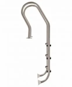 vidaXL Pool Ladder 3 Steps Stainless Steel 120 cm