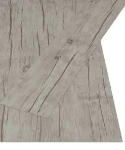 vidaXL Self-adhesive Flooring Planks 4.46 m² 3 mm PVC Oak Washed