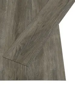 vidaXL Self-adhesive Flooring Planks 4.46 m² 3 mm PVC Grey and Brown