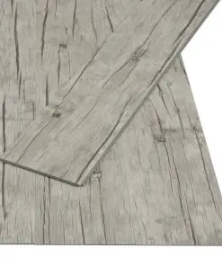 vidaXL Click Floor 3.51 m² 4 mm PVC Oak Washed