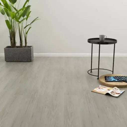 vidaXL Click Floor 3.51 m² 4 mm PVC Grey