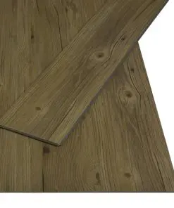 vidaXL Click Floor 3.51 m² 4 mm PVC Brown