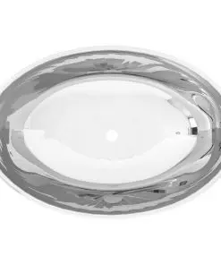 vidaXL Wash Basin 40x33x13.5 cm Ceramic Silver