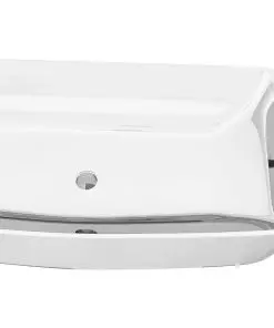 vidaXL Wash Basin 71x38x13.5 cm Ceramic Silver