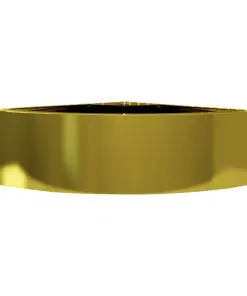 vidaXL Wash Basin with Overflow 45x32x12.5 cm Ceramic Gold