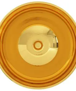 vidaXL Wash Basin 32.5×14 cm Ceramic Gold