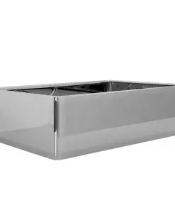 vidaXL Wash Basin 41x30x12 cm Ceramic Silver