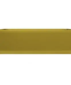 vidaXL Wash Basin 41x30x12 cm Ceramic Gold