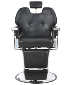 vidaXL Barber Chair Black 72x68x98 cm Faux Leather