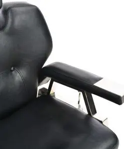 vidaXL Barber Chair Black 72x68x98 cm Faux Leather