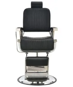 vidaXL Barber Chair Black 68x69x116 cm Faux Leather