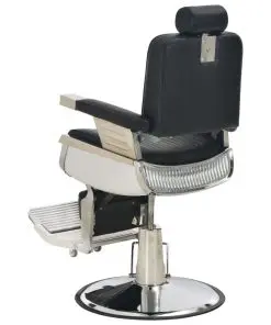 vidaXL Barber Chair Black 68x69x116 cm Faux Leather