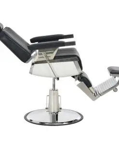 vidaXL Barber Chair Black 68x69x116 cm Faux Leather