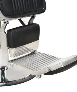 vidaXL Barber Chair Black 68x69x116 cm Faux Leather