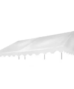 vidaXL Gazebo Top Cover PVC 500 g/m² 3×4 m White
