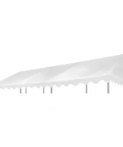 vidaXL Gazebo Top Cover PVC 500 g/m² 6×4 m White