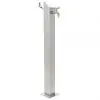 vidaXL Garden Water Column Stainless Steel Square 95 cm