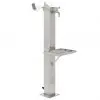vidaXL Garden Water Column Stainless Steel Square 95 cm