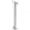 vidaXL Garden Water Column Stainless Steel Round 95 cm vidaXL Garden Water Column Stainless Steel Round 95 cm