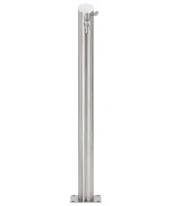 vidaXL Garden Water Column Stainless Steel Round 95 cm