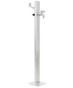 vidaXL Garden Water Column Aluminium 95 cm