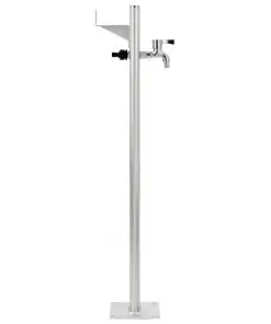 vidaXL Garden Water Column Aluminium 95 cm
