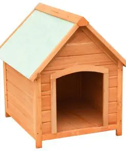 vidaXL Dog House Solid Pine & Fir Wood 72x85x82 cm