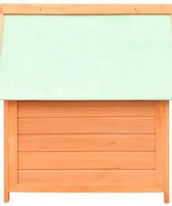 vidaXL Dog House Solid Pine & Fir Wood 72x85x82 cm
