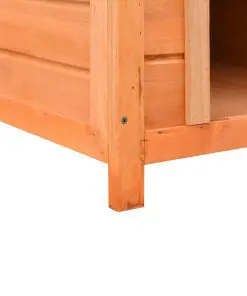 vidaXL Dog House Solid Pine & Fir Wood 72x85x82 cm