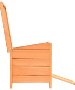 vidaXL Cat House Solid Pine & Fir Wood 50x46x43.5 cm