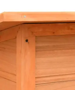 vidaXL Dog Cage Solid Pine & Fir Wood 120x77x86 cm