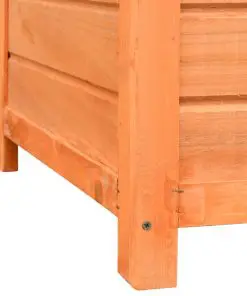 vidaXL Dog Cage Solid Pine & Fir Wood 120x77x86 cm