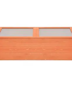 vidaXL Greenhouse Wood 100x50x34 cm