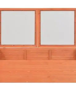 vidaXL Greenhouse Wood 100x50x34 cm