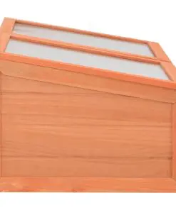 vidaXL Greenhouse Wood 100x50x34 cm