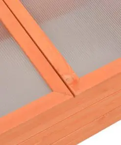 vidaXL Greenhouse Wood 100x50x34 cm