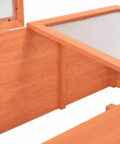 vidaXL Greenhouse Wood 100x50x34 cm