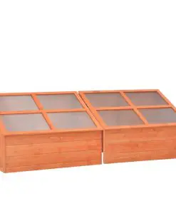 vidaXL Greenhouse Wood 180x57x62 cm