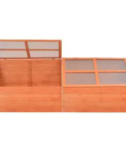 vidaXL Greenhouse Wood 180x57x62 cm