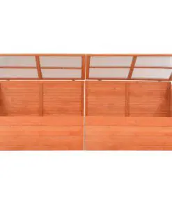 vidaXL Greenhouse Wood 180x57x62 cm