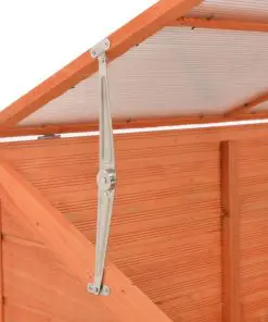 vidaXL Greenhouse Wood 180x57x62 cm