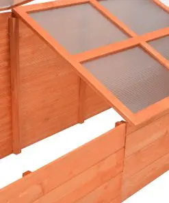 vidaXL Greenhouse Wood 180x57x62 cm
