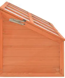 vidaXL Greenhouse Wood 180x57x62 cm