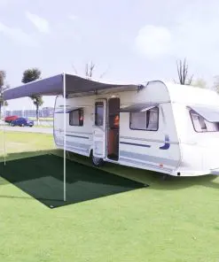 vidaXL Tent Carpet 250×500 cm HDPE Green