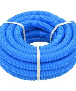 vidaXL Pool Hose with Clamps Blue 38 mm12 m