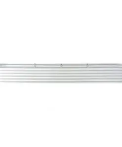 vidaXL Garden Planter 400x80x44 cm Galvanised Steel Silver